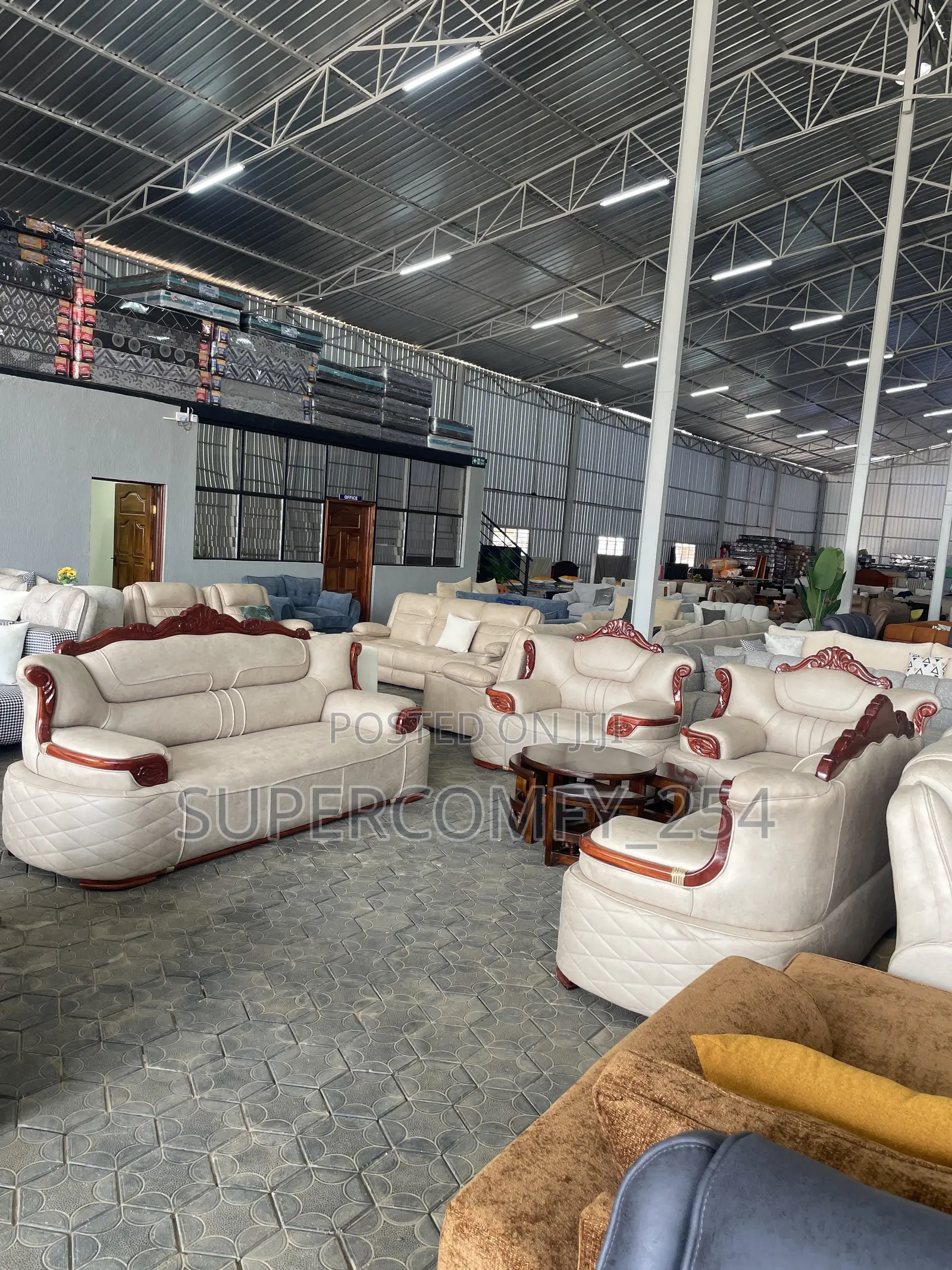 A Presidential Seven Seater Antique Nepalian Sofa