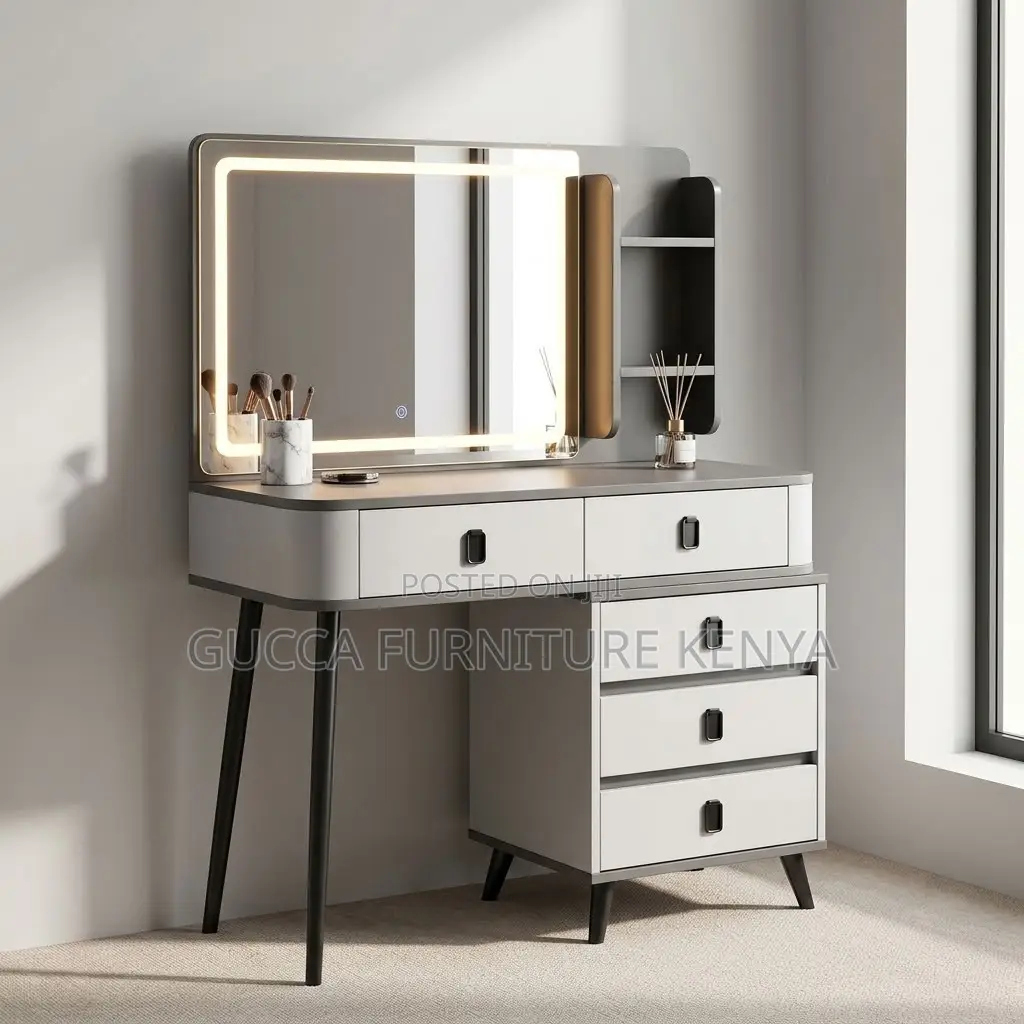 Dressing Table With Led and Mirror