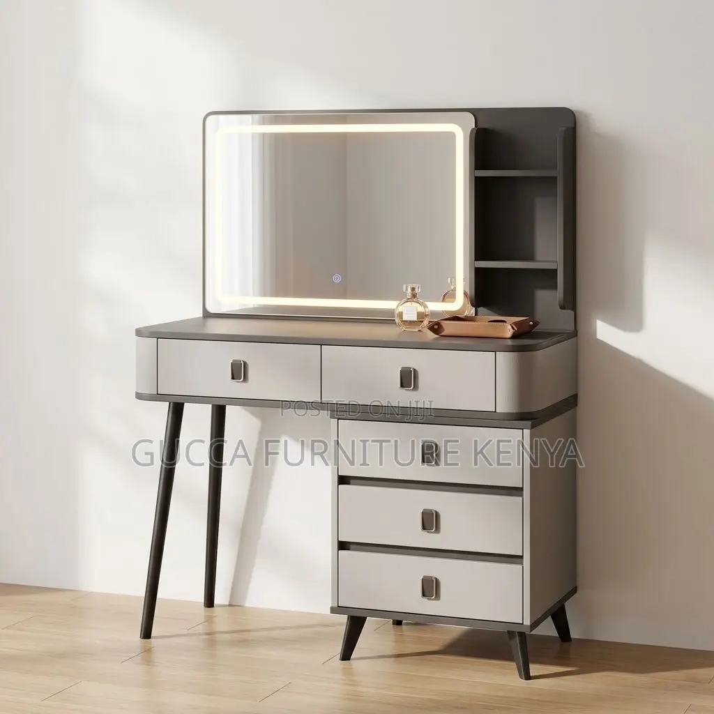 Dressing Table With Led and Mirror