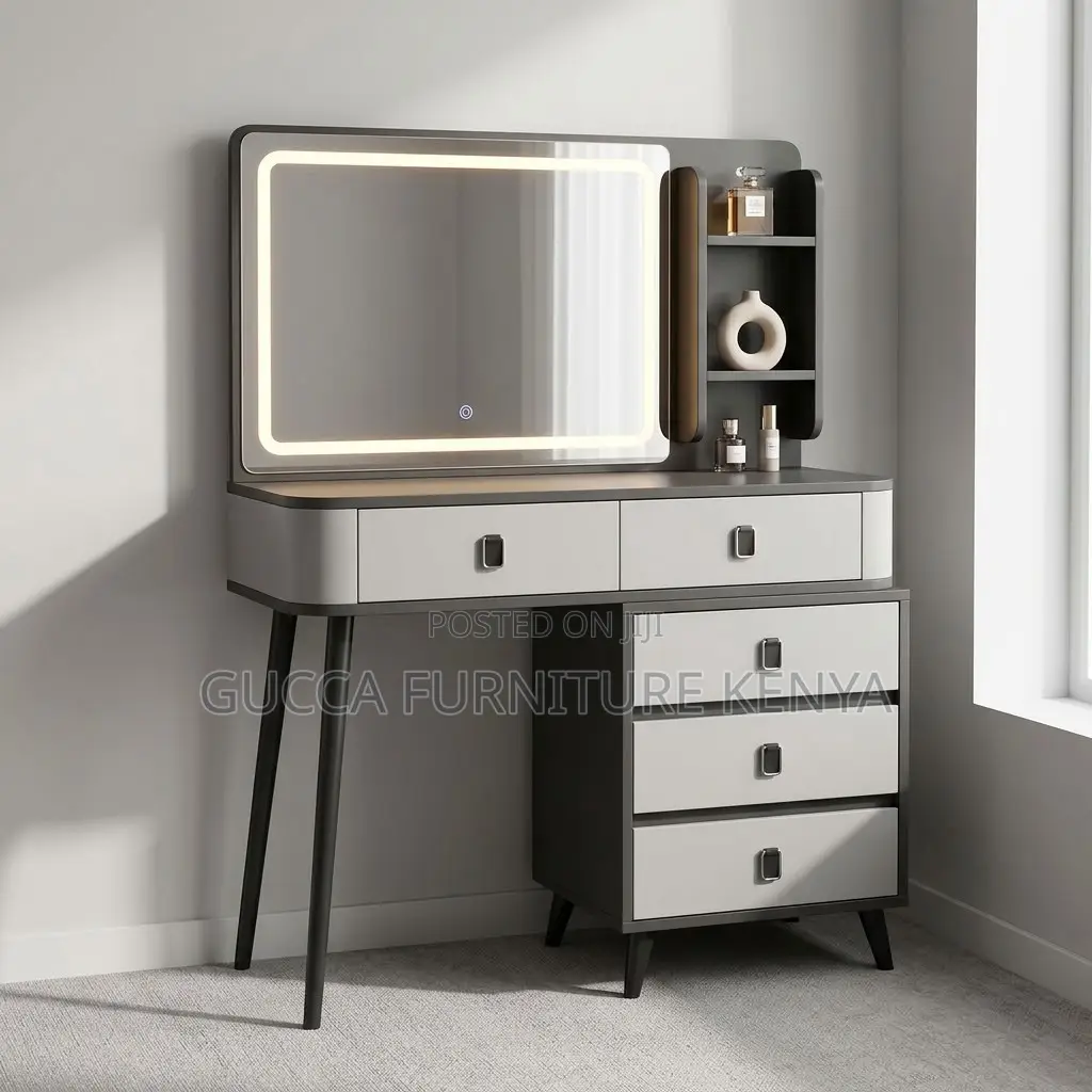 Dressing Table With Led and Mirror