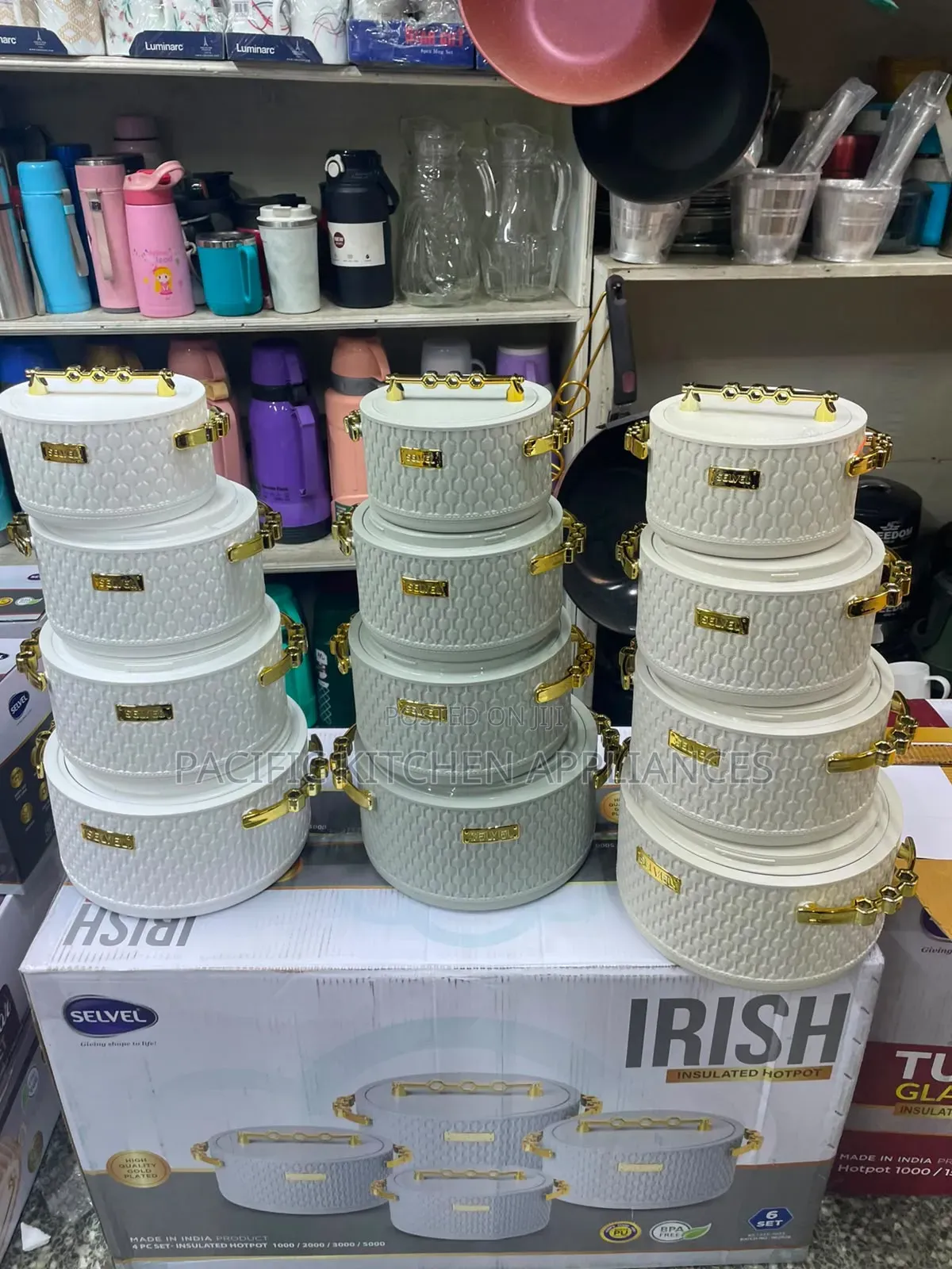 Irish Hot Pot 4 PCs Set 3 Colors