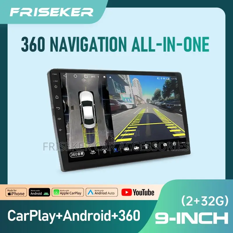 Friseker 360 Navigation All-in-One 10-Inch | 4gb+64gb