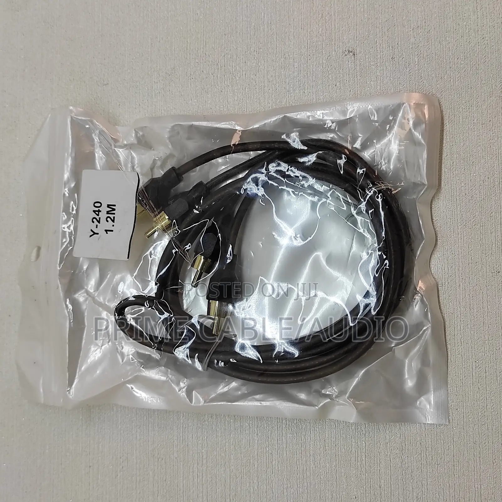 RCA Cable 1.2Mtrs– High Quality Audio Cable for Car Stereo & Amplifier