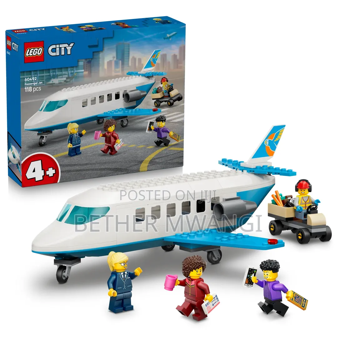 LEGO City Passenger Jet Building Set for Kids in Kenya