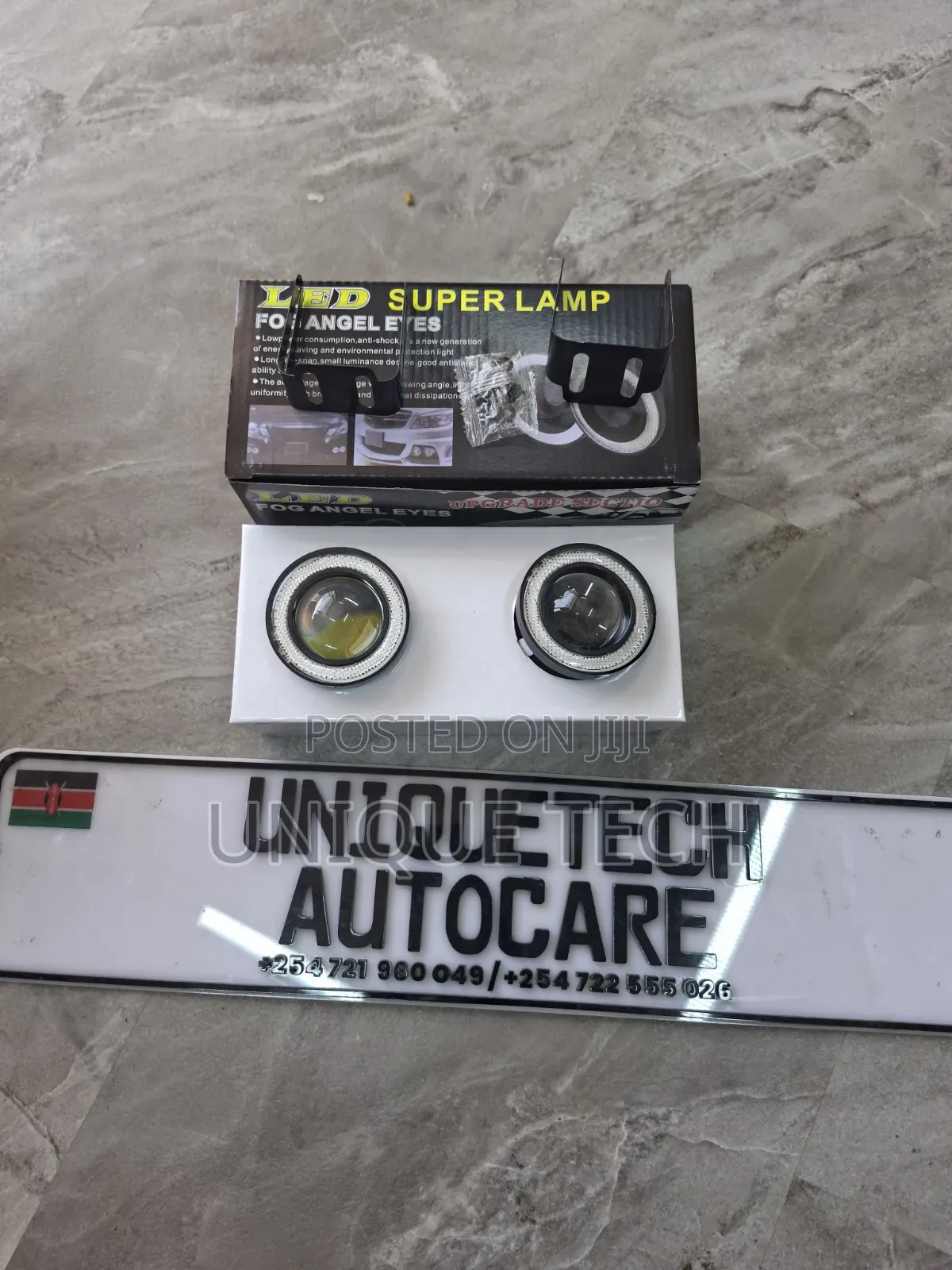 2.5" Blue Angel Eye LED Fog Lights