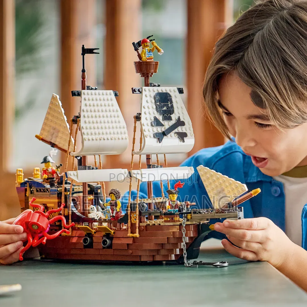 LEGO Creator 3 in 1 Iconic Pirate Ship Toy for Kids in Kenya