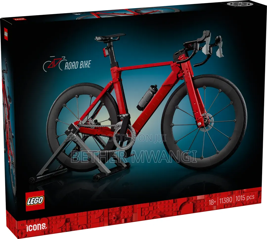 LEGO Icons Road Bike Building Set for Cycling Enthusiasts in Kenya