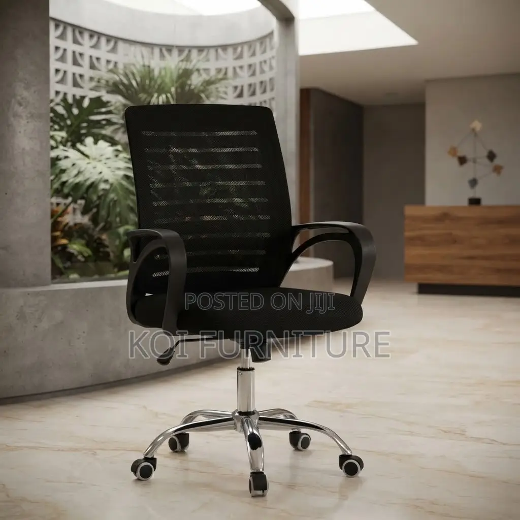 Office Chairs; Mid Backrest Swivel Strong Mesh Office Seat