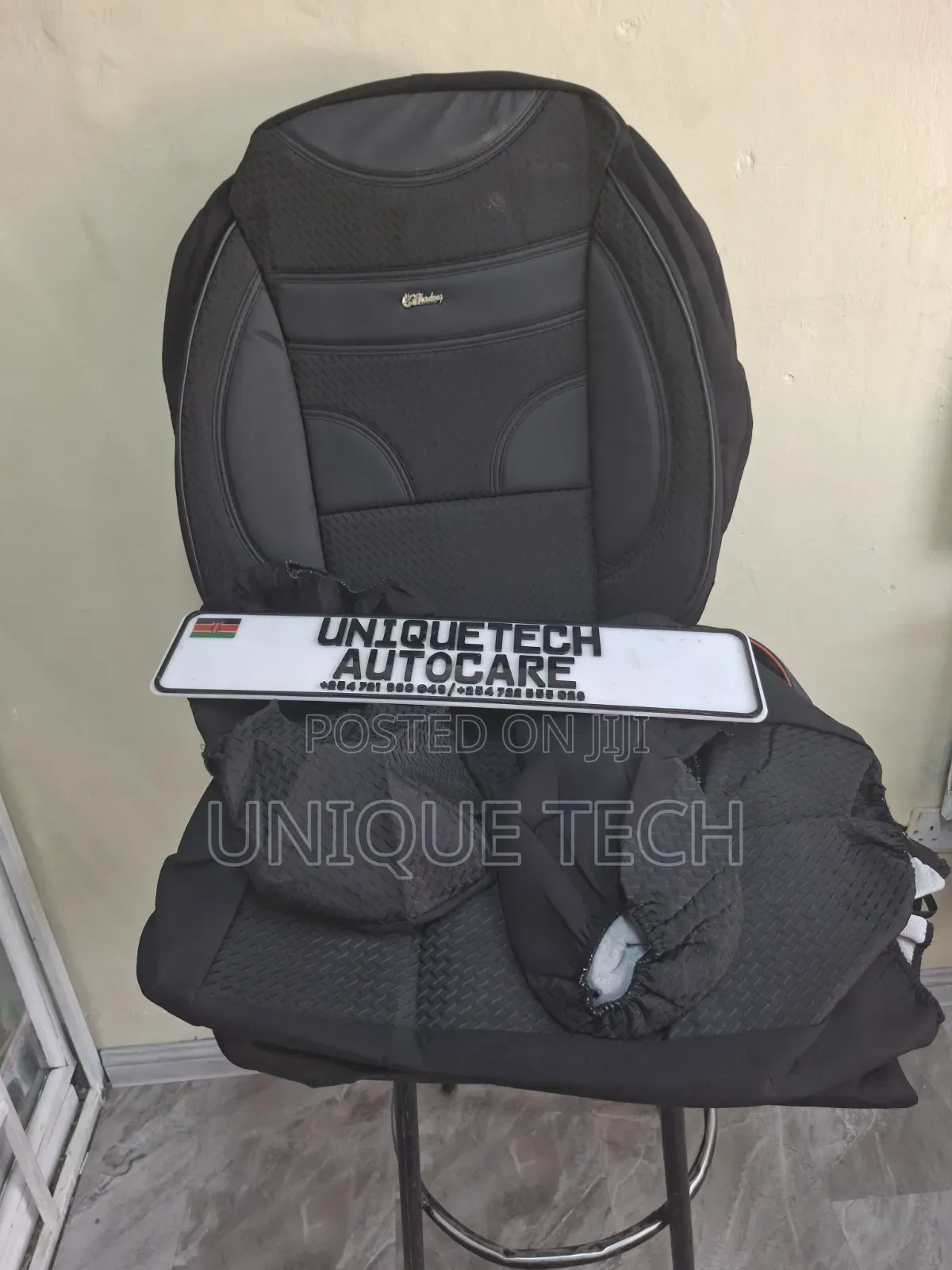 5 Seater Fabric & Leather Car Seat Covers