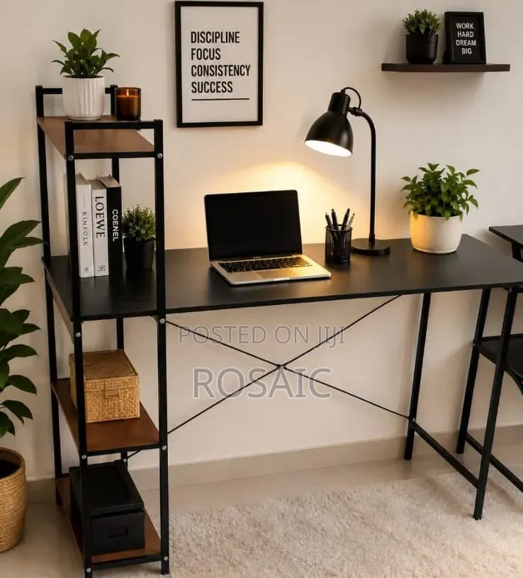 Imported Office Desk With Shelves and Decorator Organiser