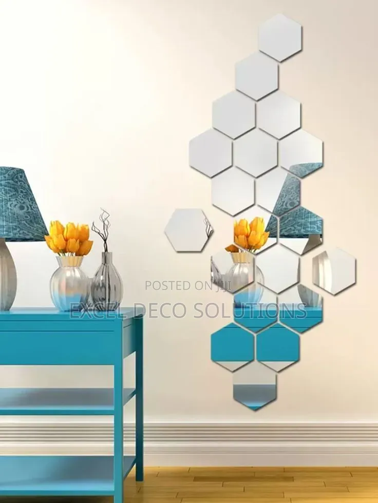 Hexagonal Mirror Nairobi | Excel Deco