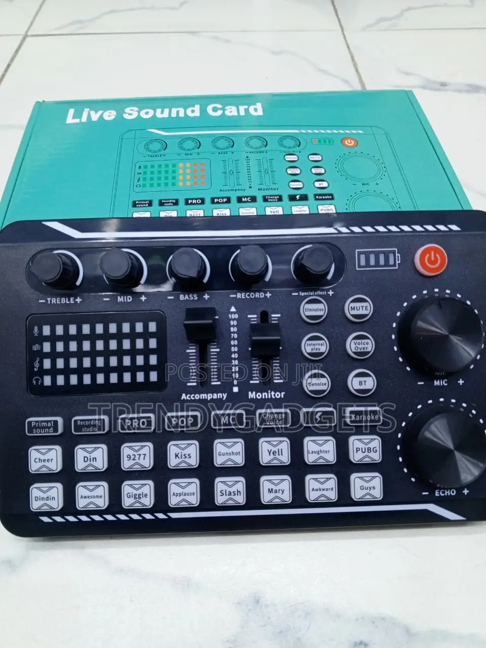 F998 Bluetooth Live Audio Mixer With Echo & Sound Effects