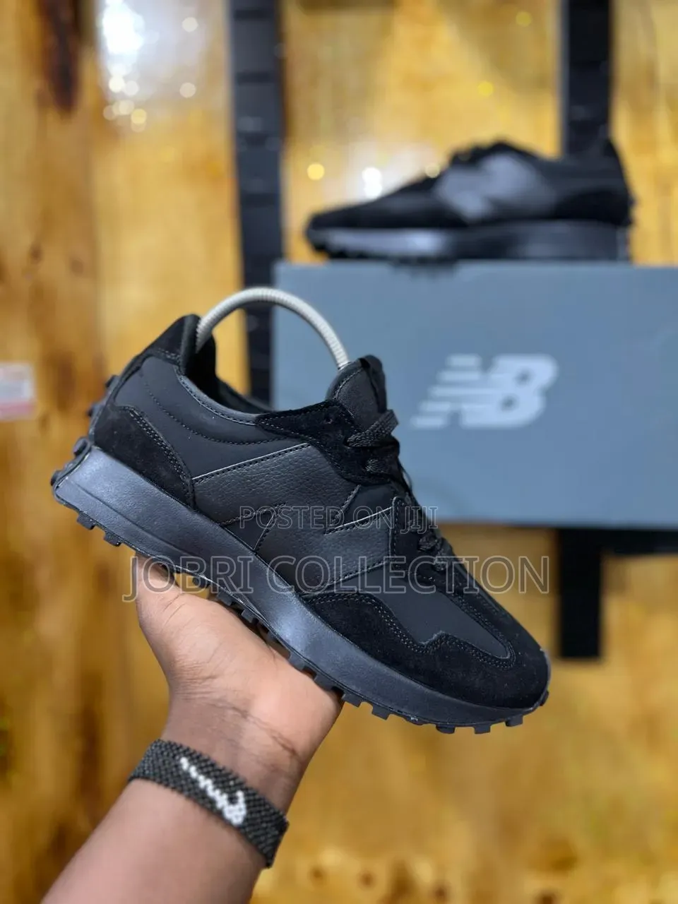 Designer New Balance 327 Leather Sneakers