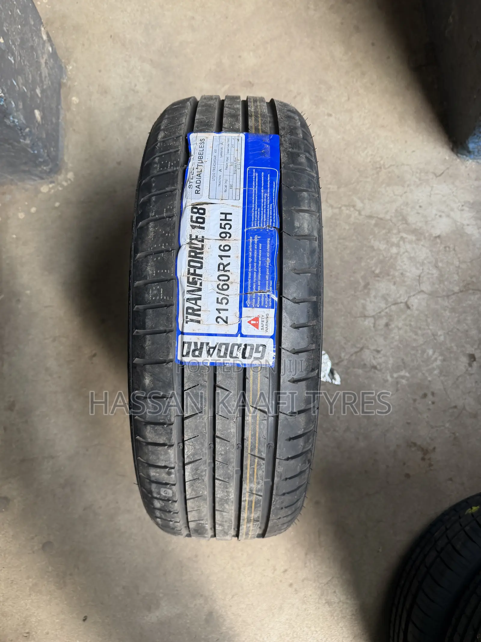 215/60r16 Goddard Tyre