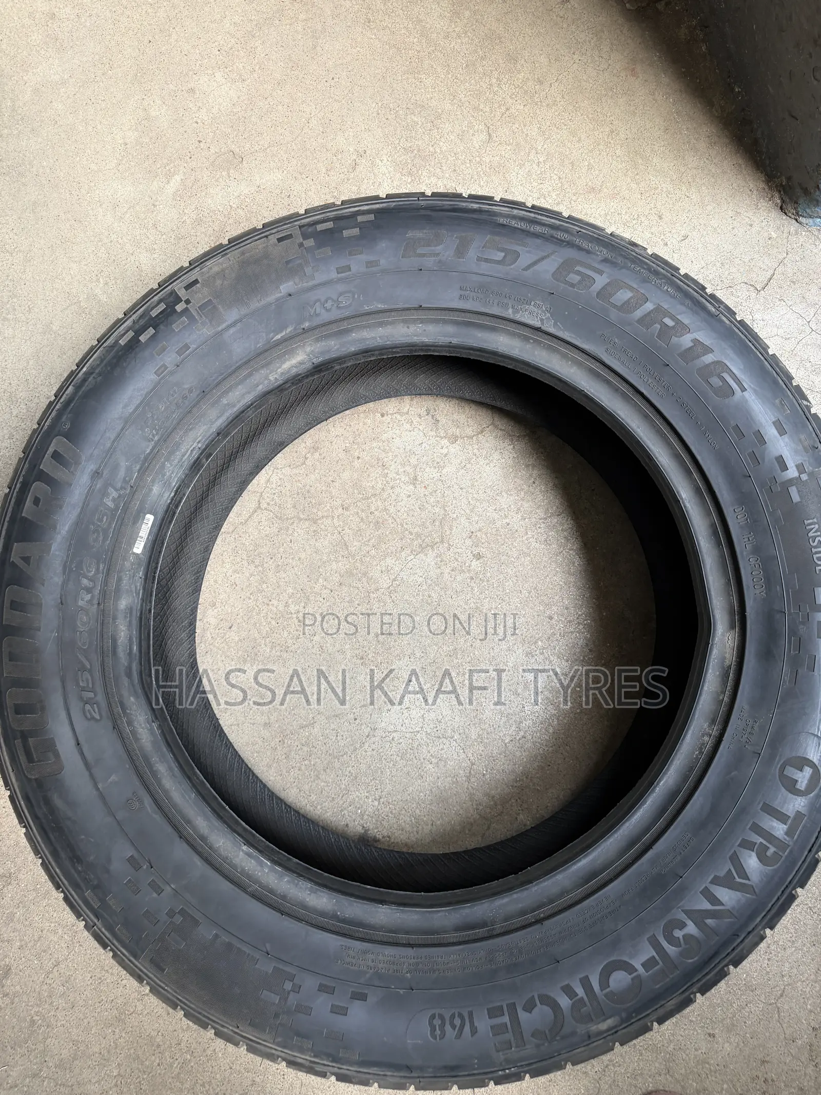 215/60r16 Goddard Tyre