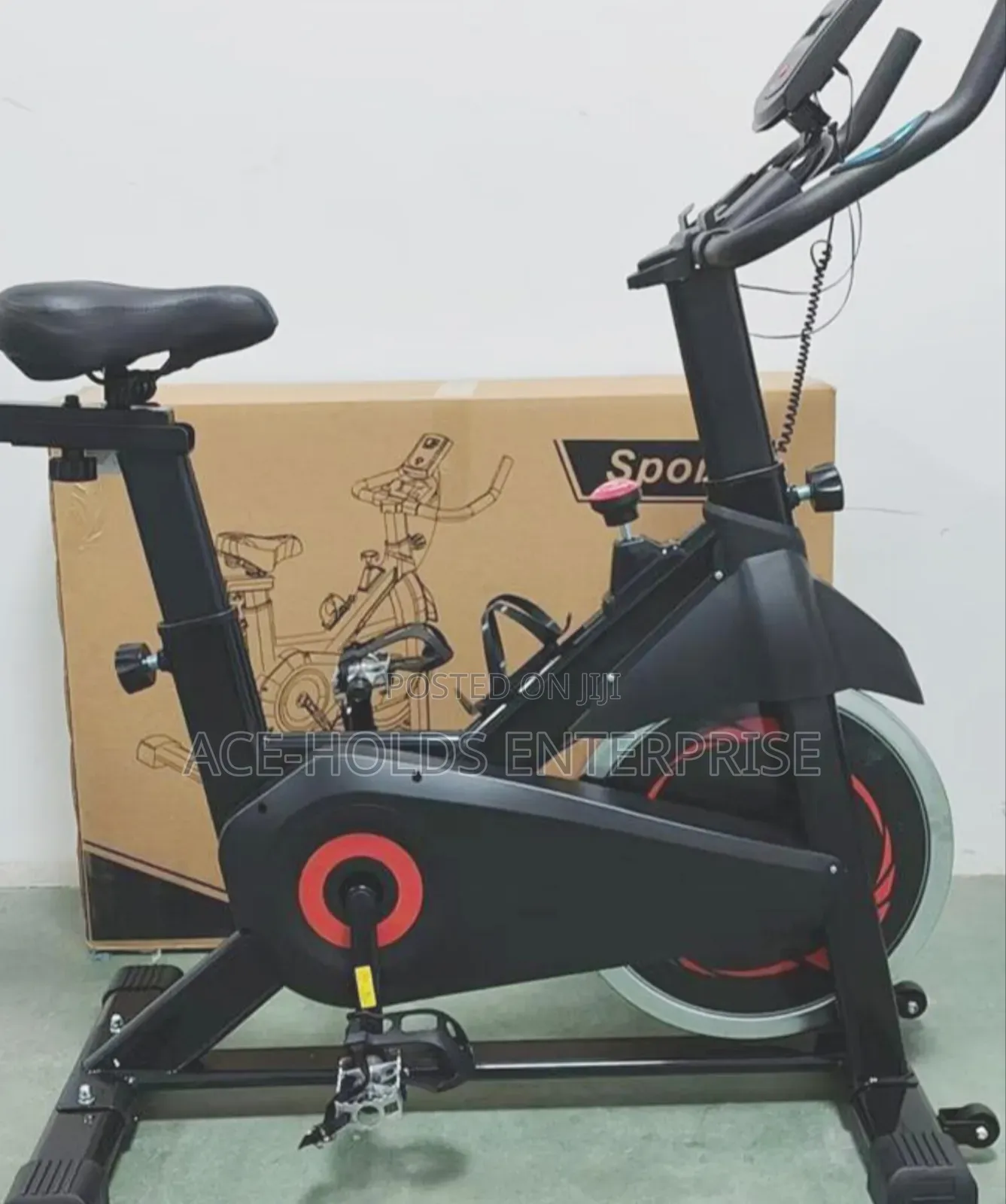 Euromax Fitness Exercise Bike/Spin Bike for Home Cardio Workout