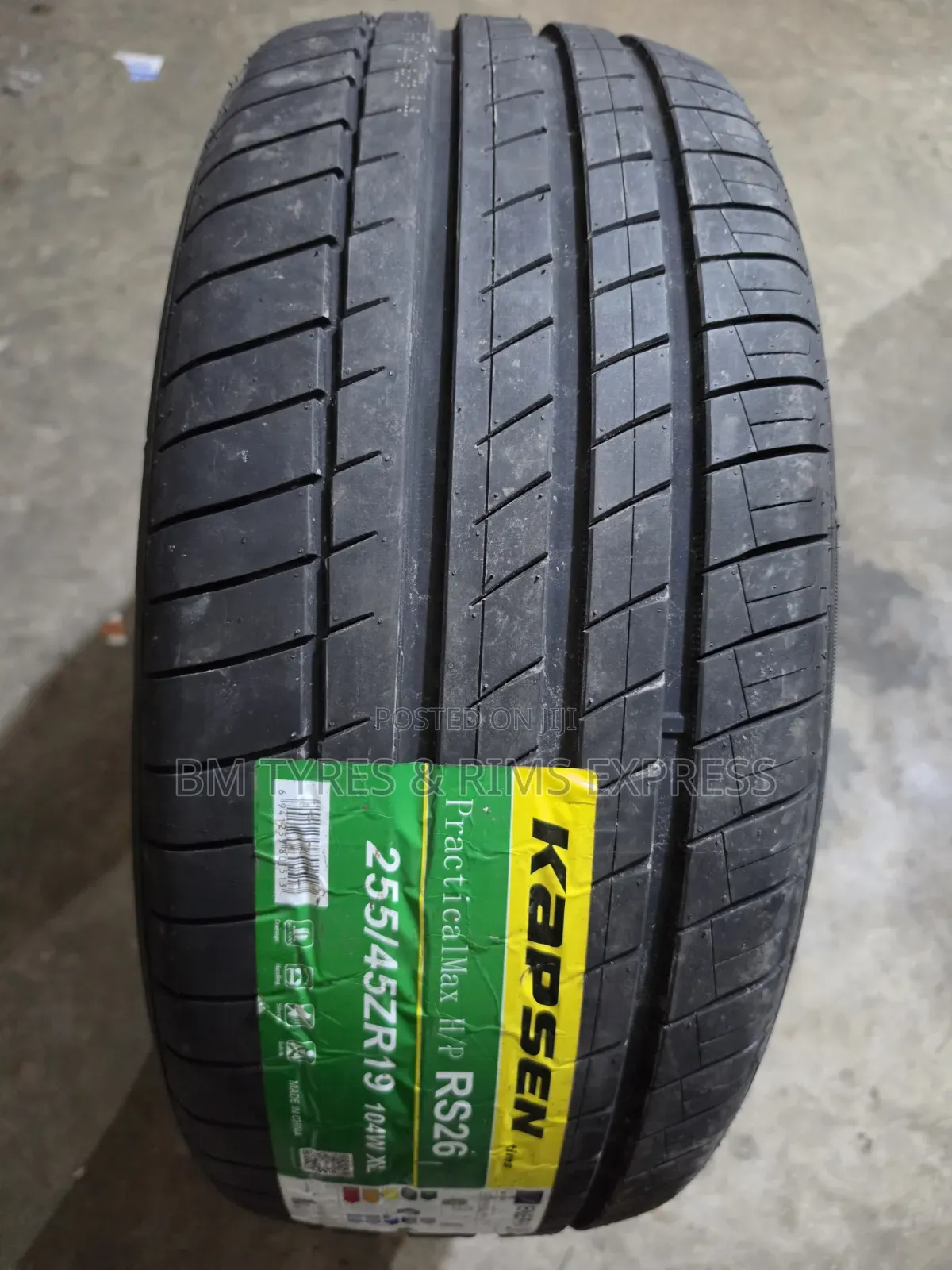 255/45 R19 Kapsen Tires (Rs26) Highway.