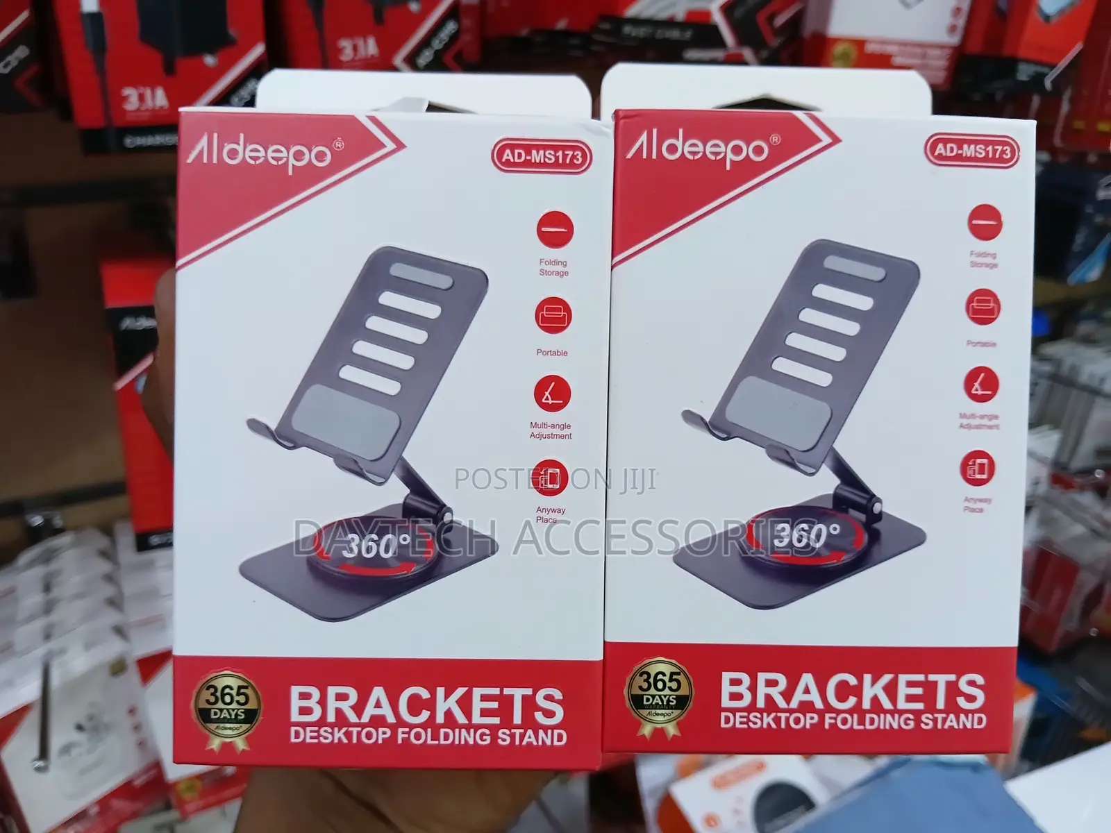 Aldeepo 360 Degrees Desk Phone Holder Stand.