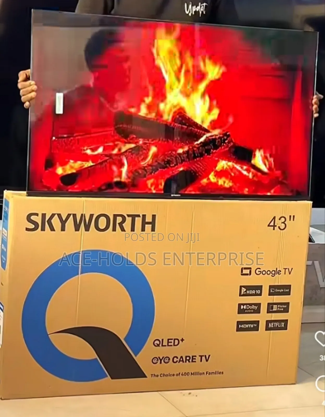 Skyworth 43 Inch Qled Google Smart TV (43Q5600H) - Eye Care
