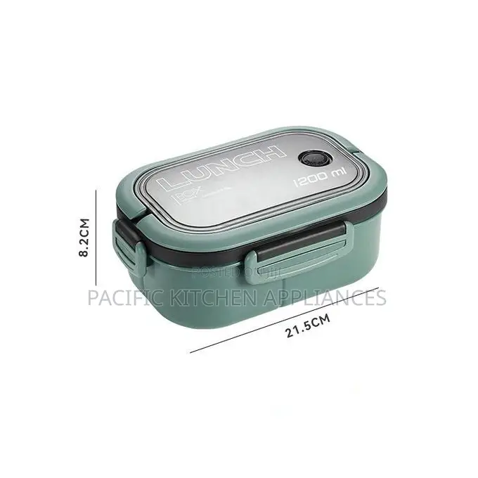 Lunchfresh Double-Layered Leak-Proof Lunch Box With Cutlery Set