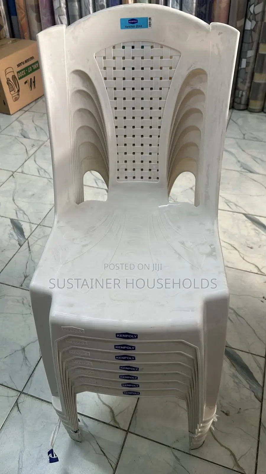 Rocking White Plastic Chairs