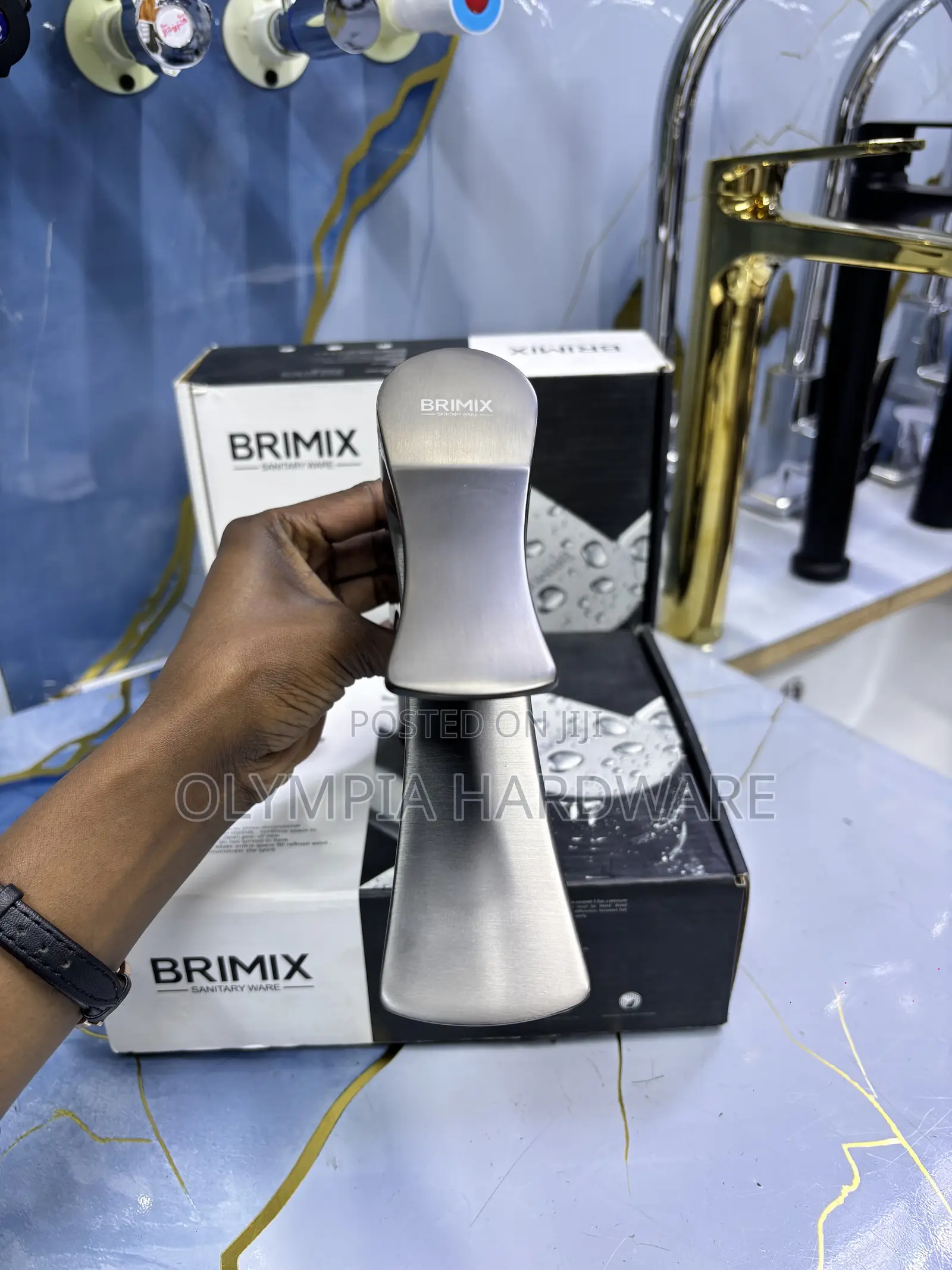 Dark Grey Brimix Basin Mixer