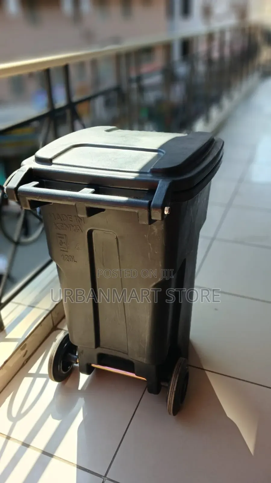 120 Litres Wheeled Dustbin for Easy Waste Disposal