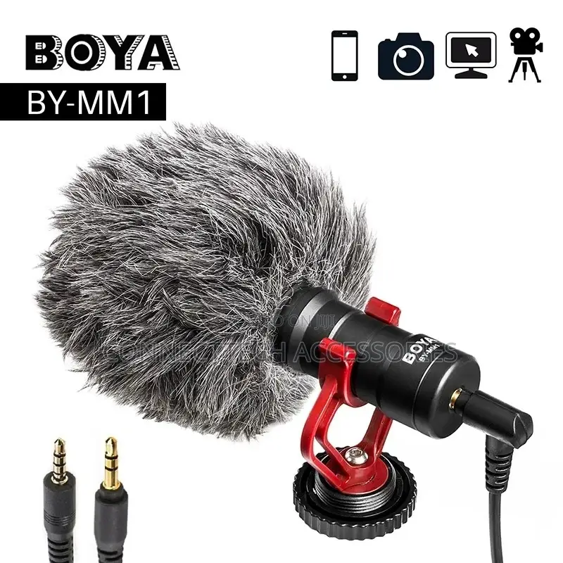 Boya BY-MM1 Vedio Record Microphone For DSLR Camera,Phones,Laptops