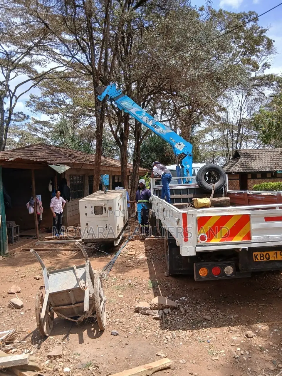 Hire a Flatbed Truck Fitted With a Winch and Crane