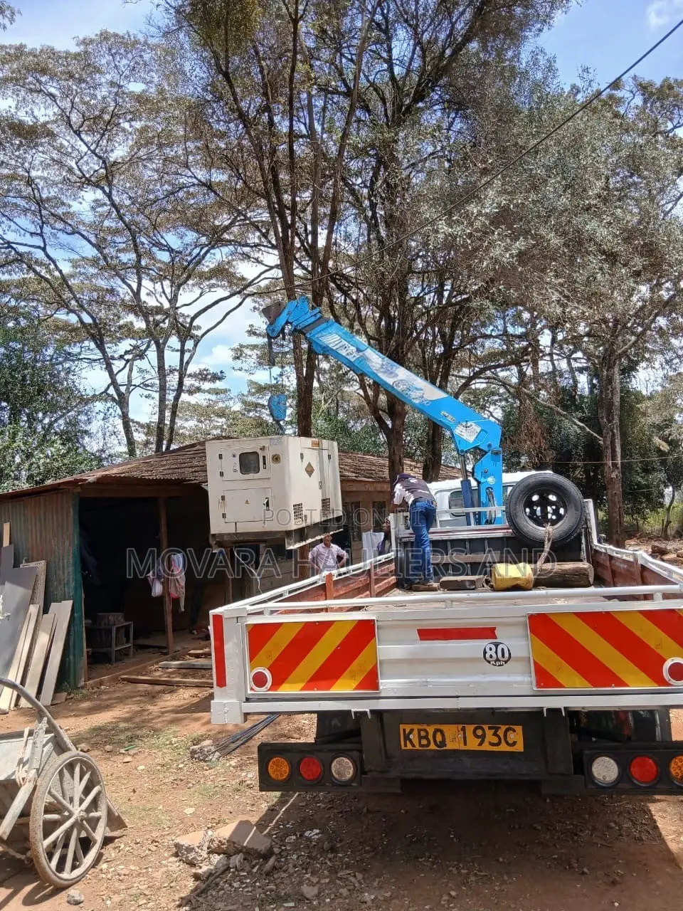Hire a Flatbed Truck Fitted With a Winch and Crane