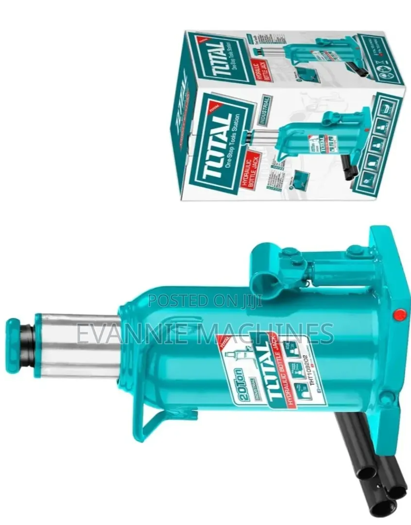 Total 20-Ton Hydraulic Bottle Jack