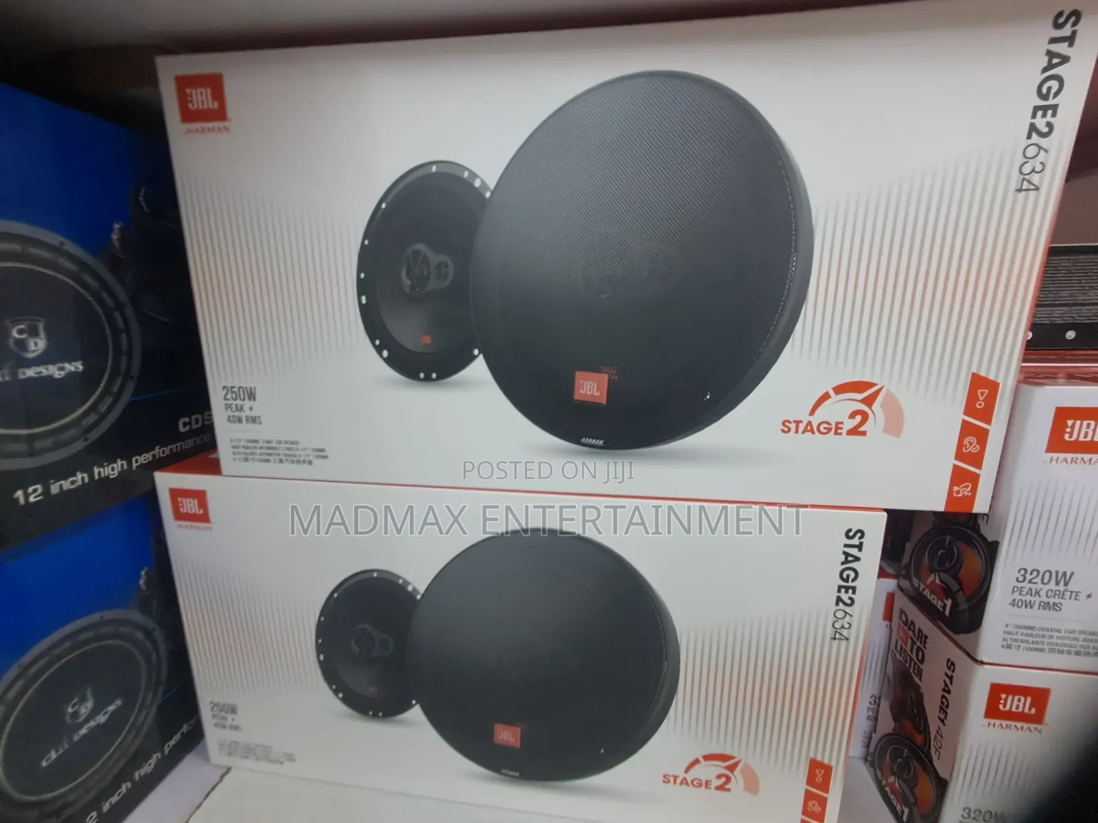 JBL Stage 2 634 6.5 Door Speakers