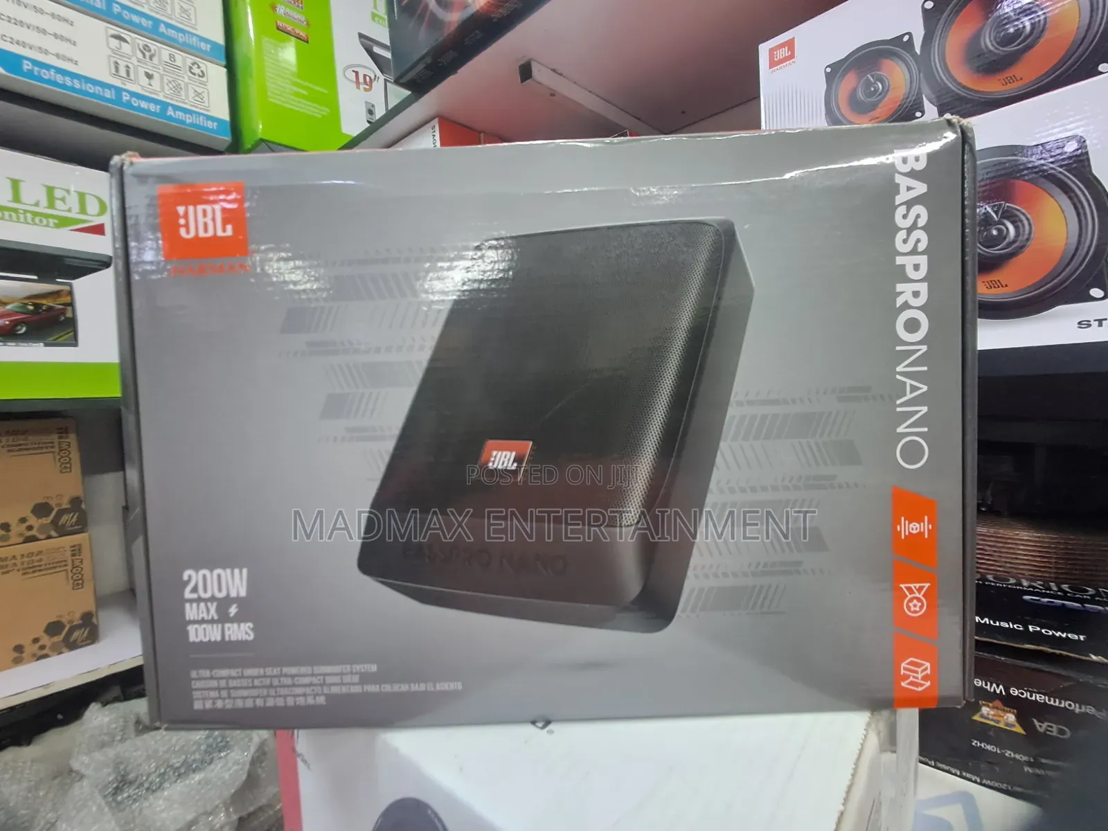 JBL Nano Genuine Powered Underseat Subwoofer