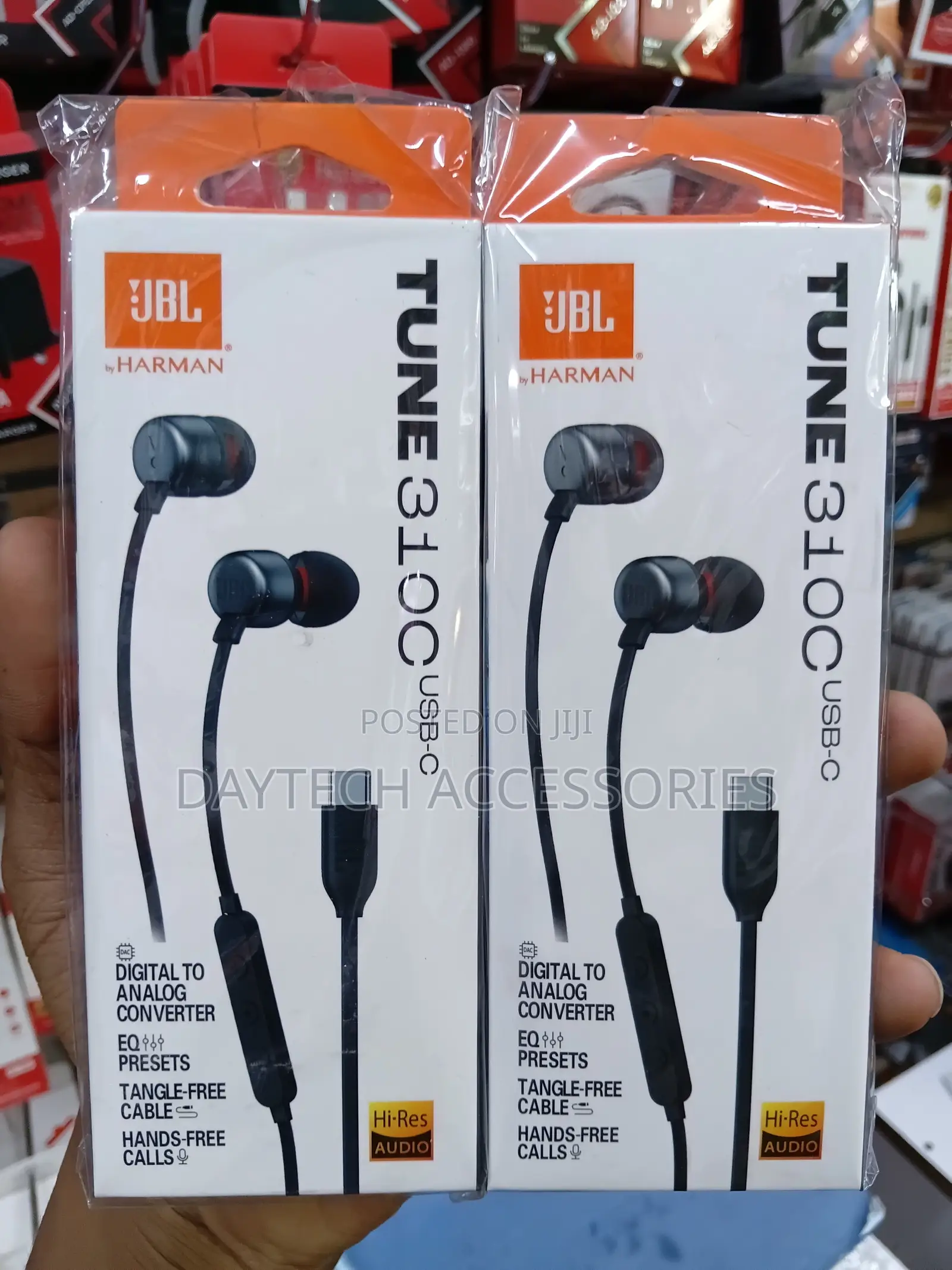 The JBL Tune 310C USB-C in-Ear Wired Headphones