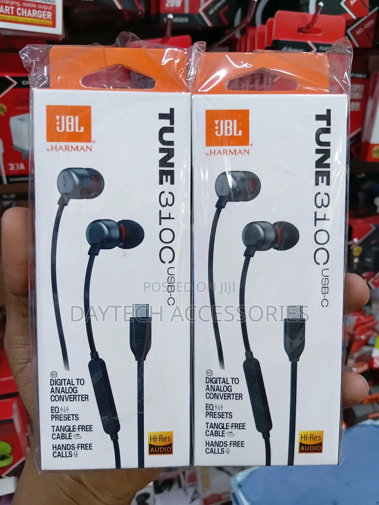 The JBL Tune 310C USB-C in-Ear Wired Headphones
