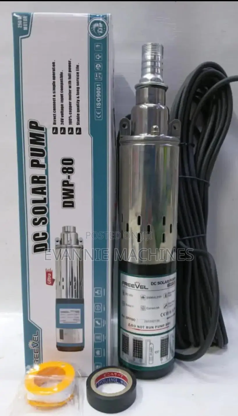 DC Solar Submersible Water Pump