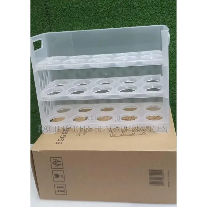 3 Layers Egg Tray, 30 Eggs - White