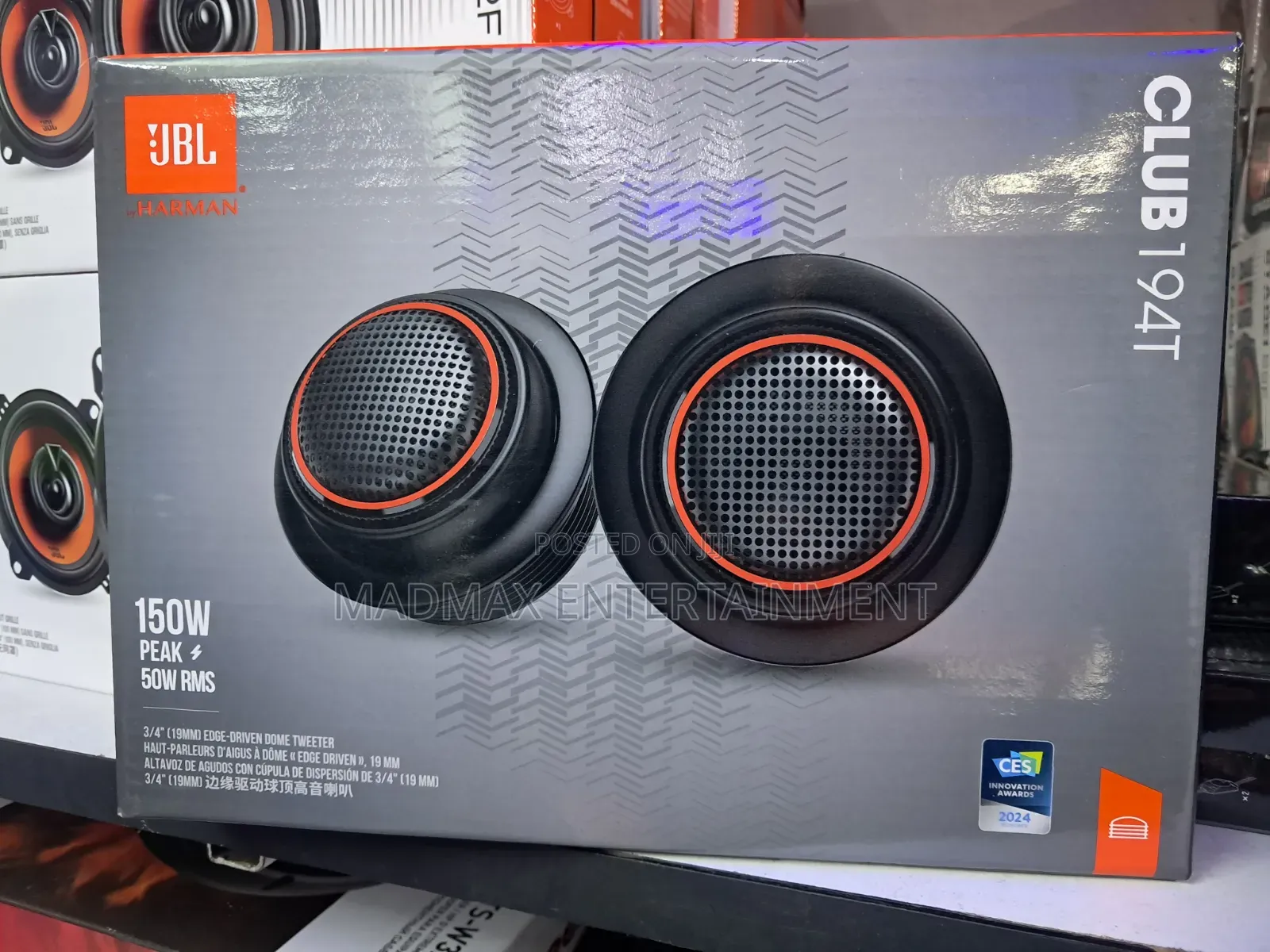 JBL Club 194T Dome Tweeters
