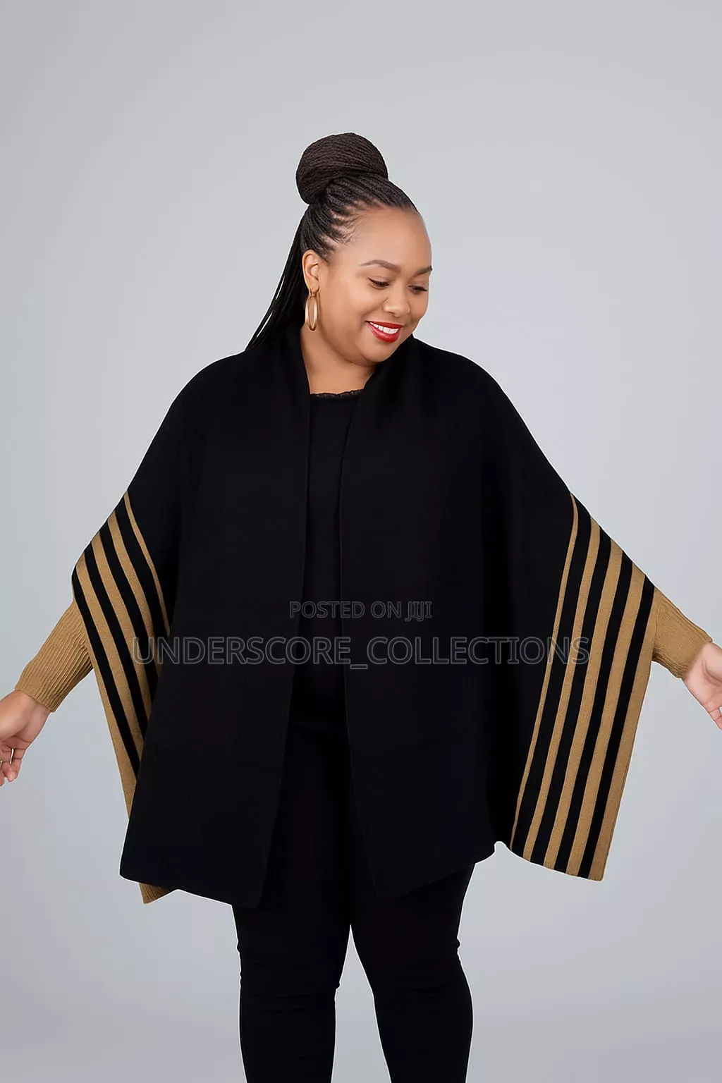 Striking Striped Ponchos