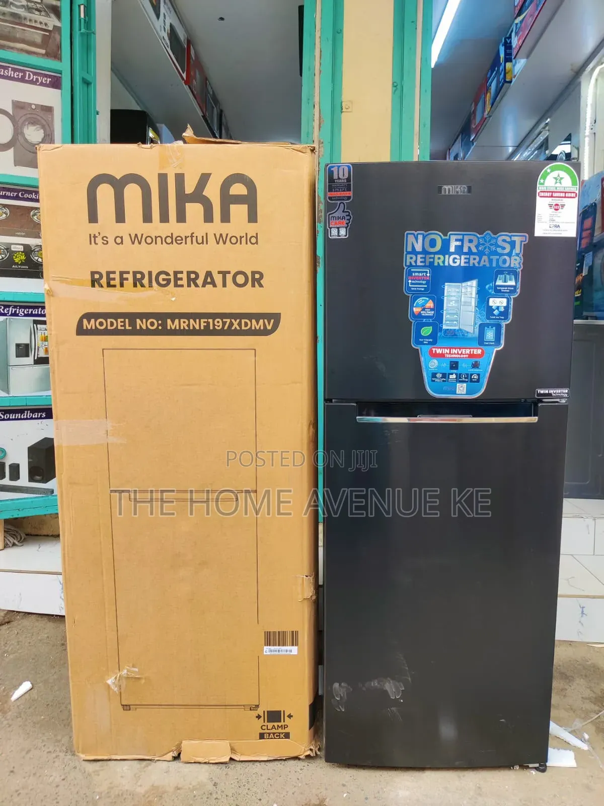 *Mika Fridge 197L NO FROST With Twin Inverter Technology