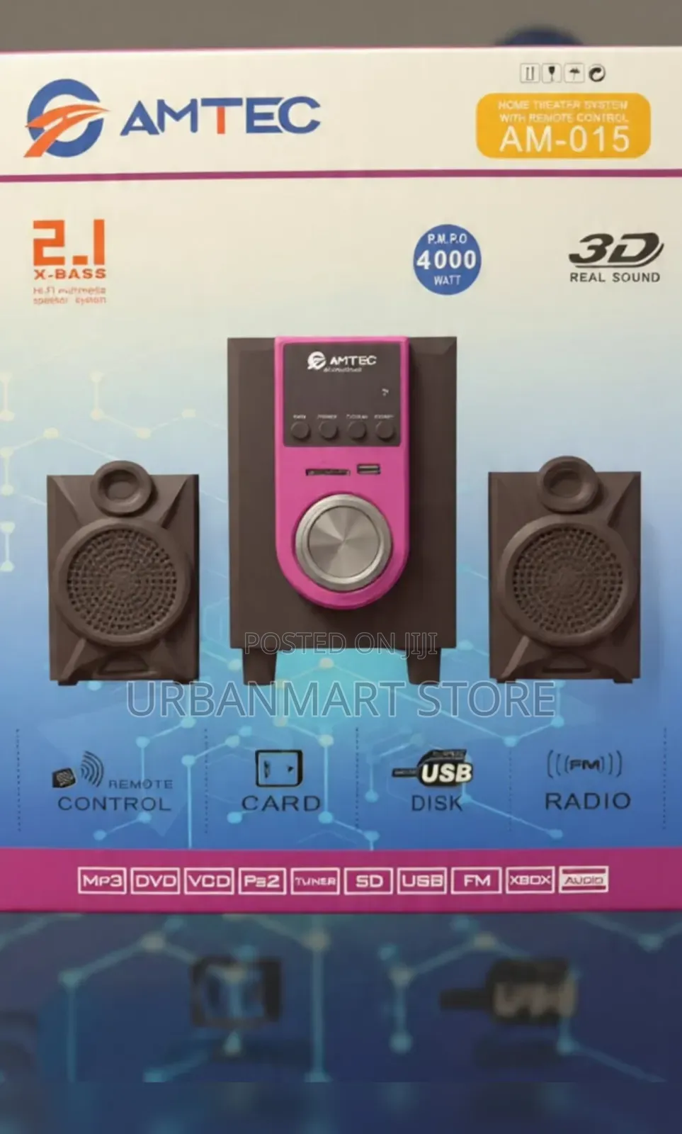 Amtec AM-015 Multimedia Speaker System