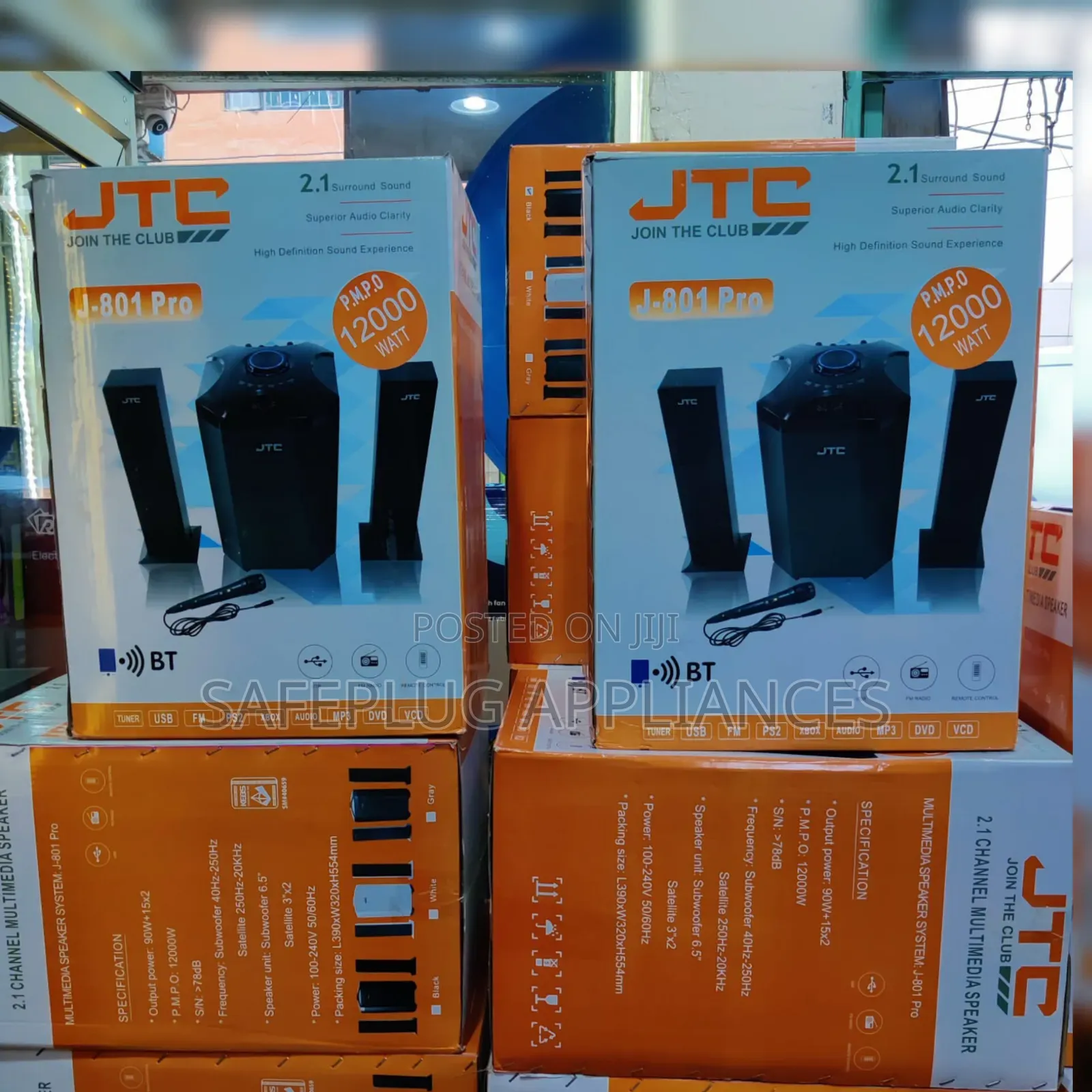 JTC 801 Mtungi Portable Speaker With Mic