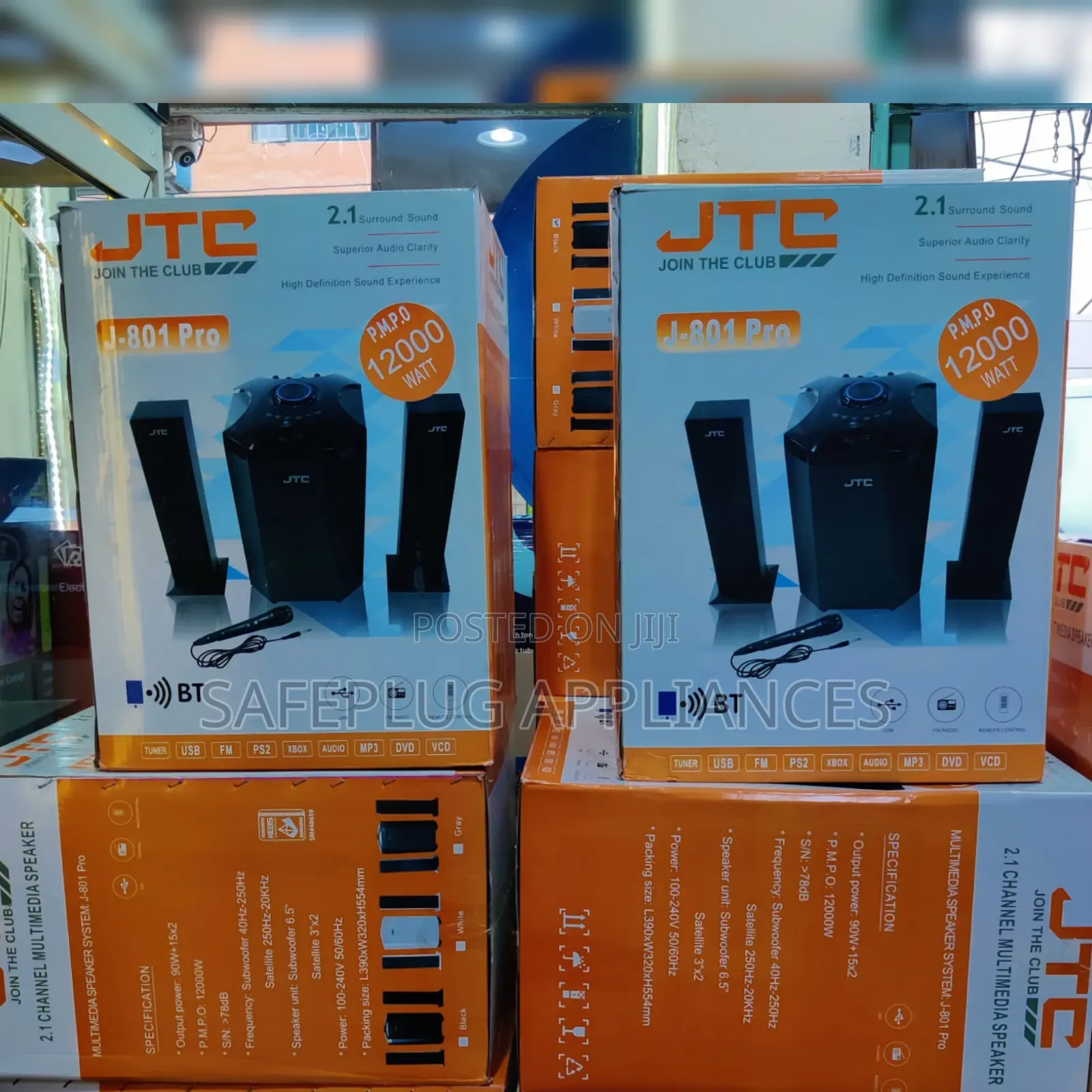 JTC 801 Mtungi Portable Speaker With Mic
