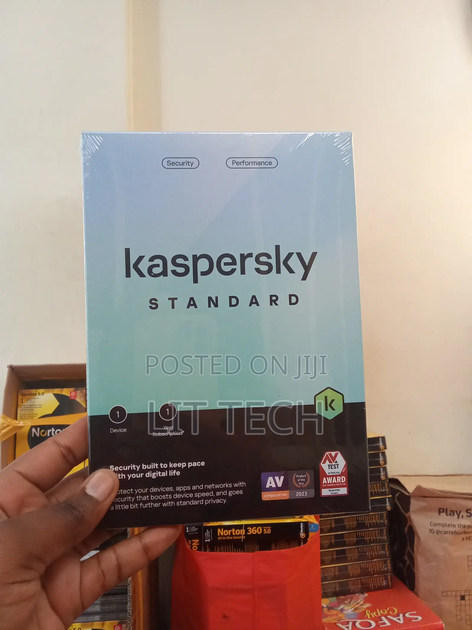 Kaspersky Standard Antivirus Software 1 Device and 1-Year Subscription