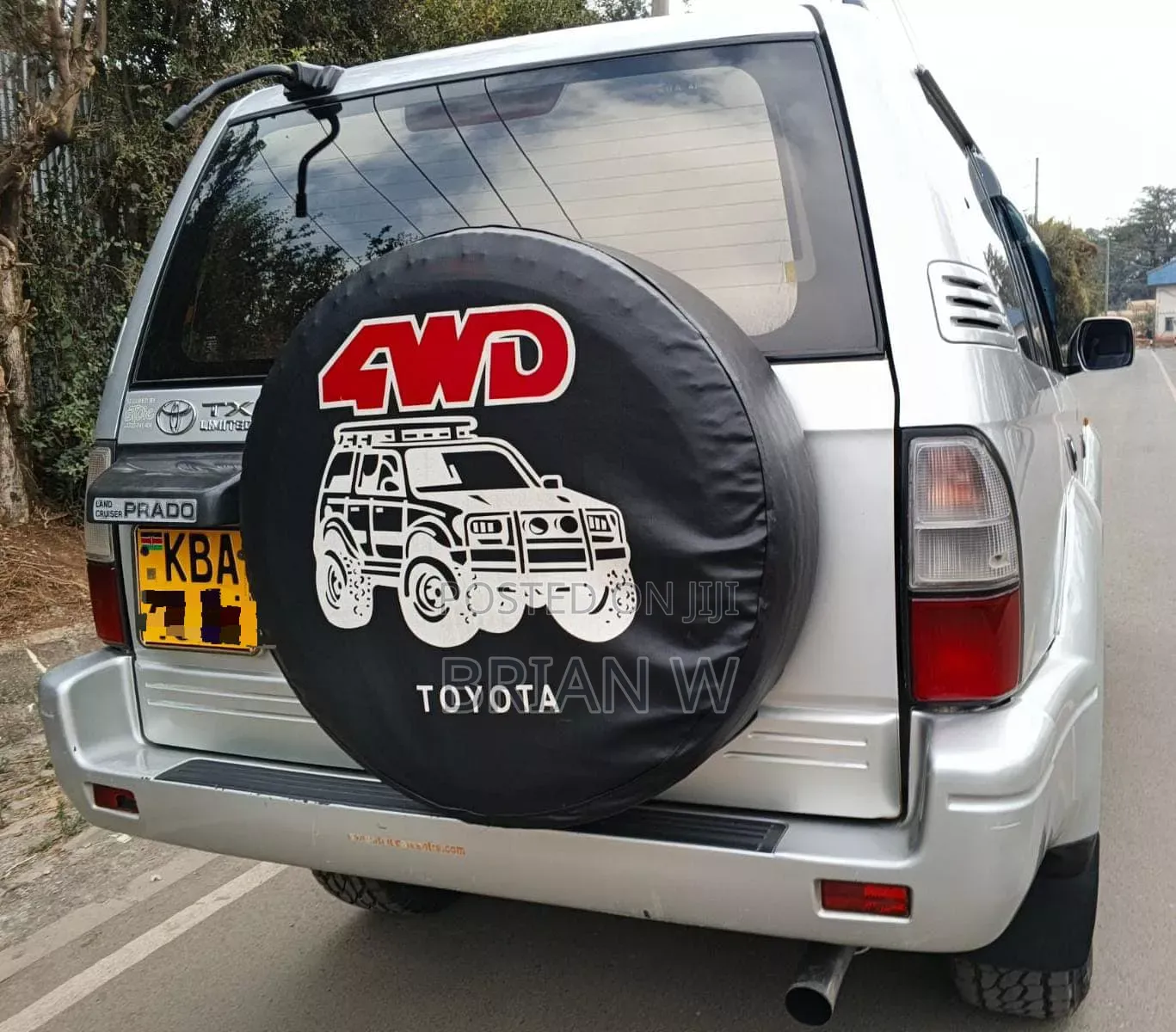 Toyota Land Cruiser Prado 2001 Gray