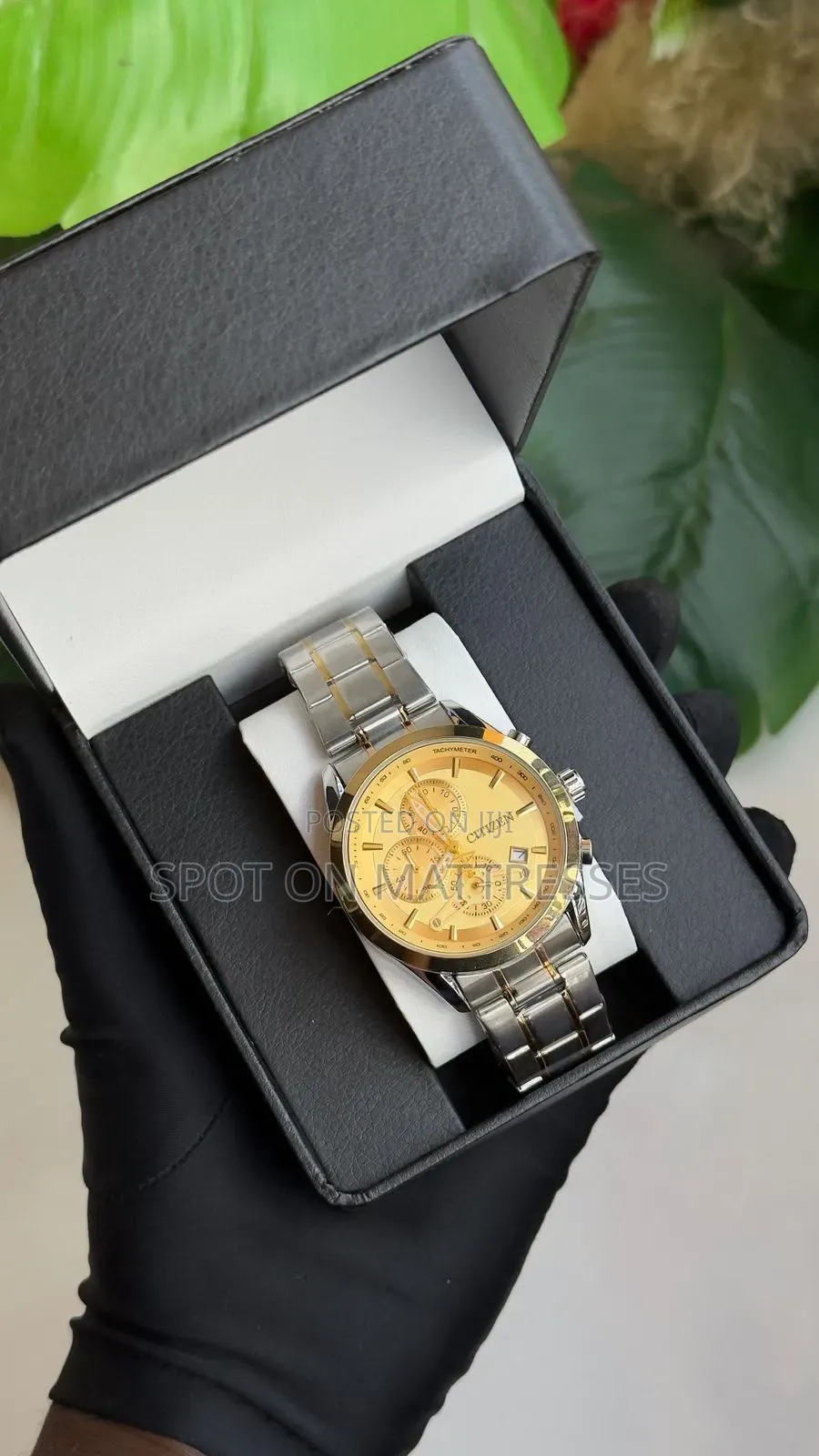 Citizen Watch for Men. Date Display. Stainless Steel. Waterproof.
