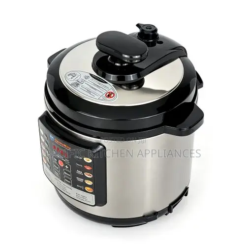 Em 6L Automatic Electric Pressure Cooker Silver EPC01