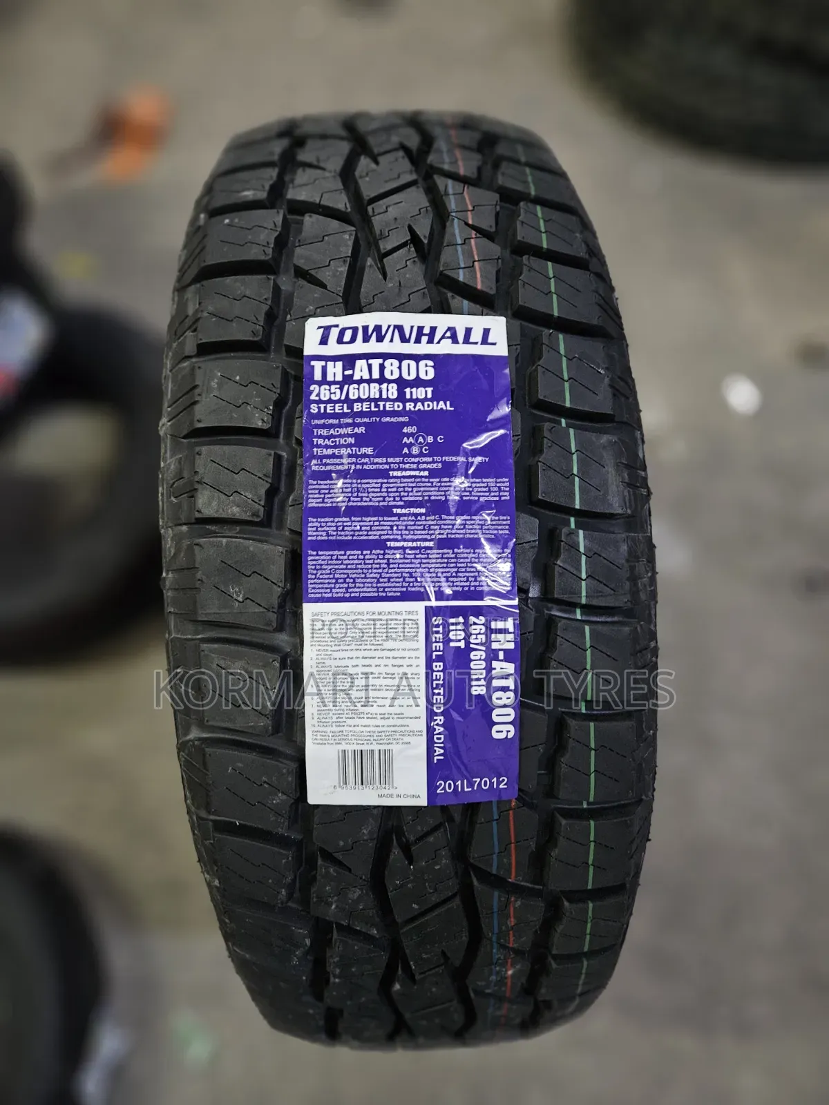 265/60r18 Townhall All Terrain Tire