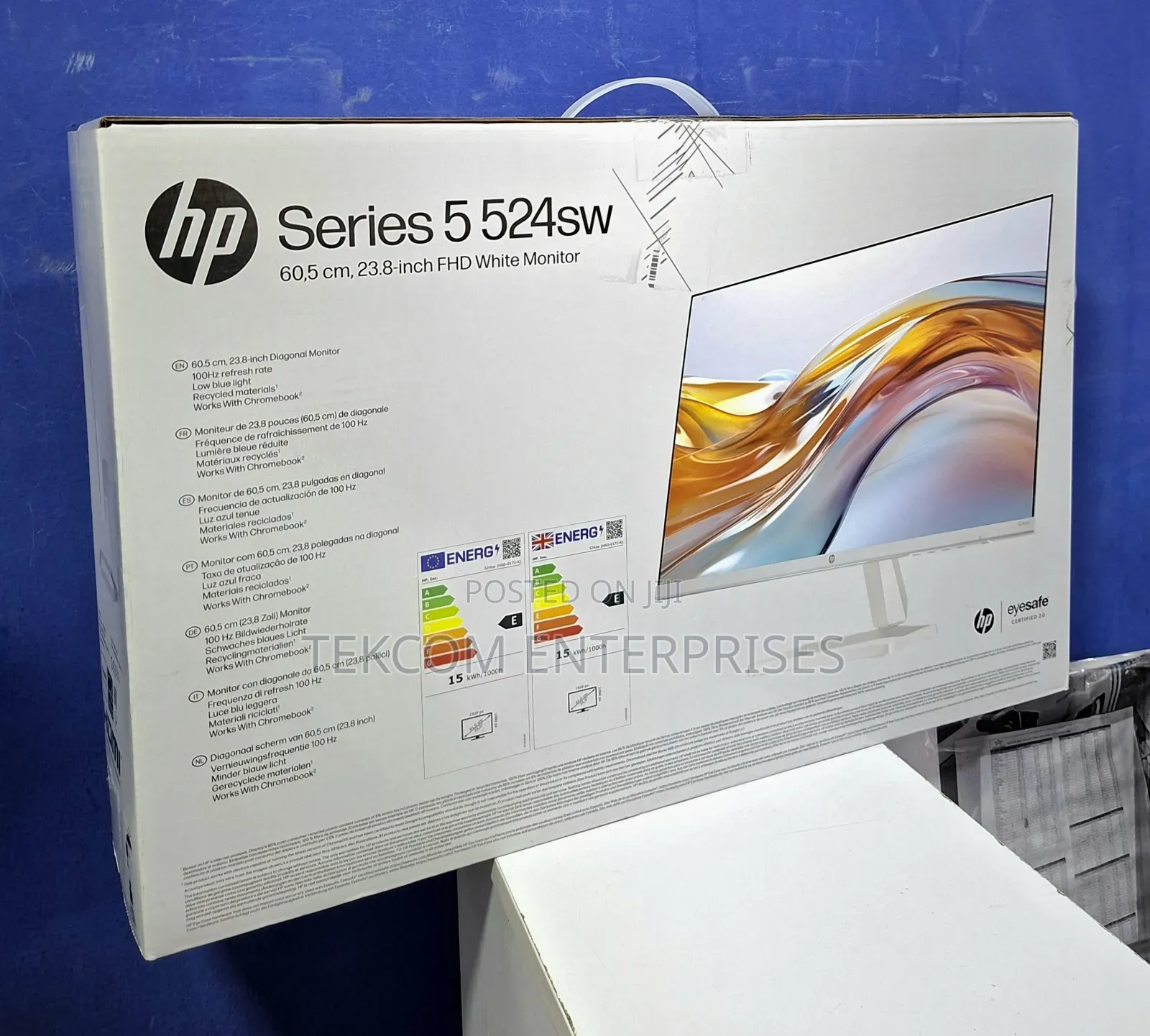HP Series 5 524SW 24 Inches Full HD Monitor White