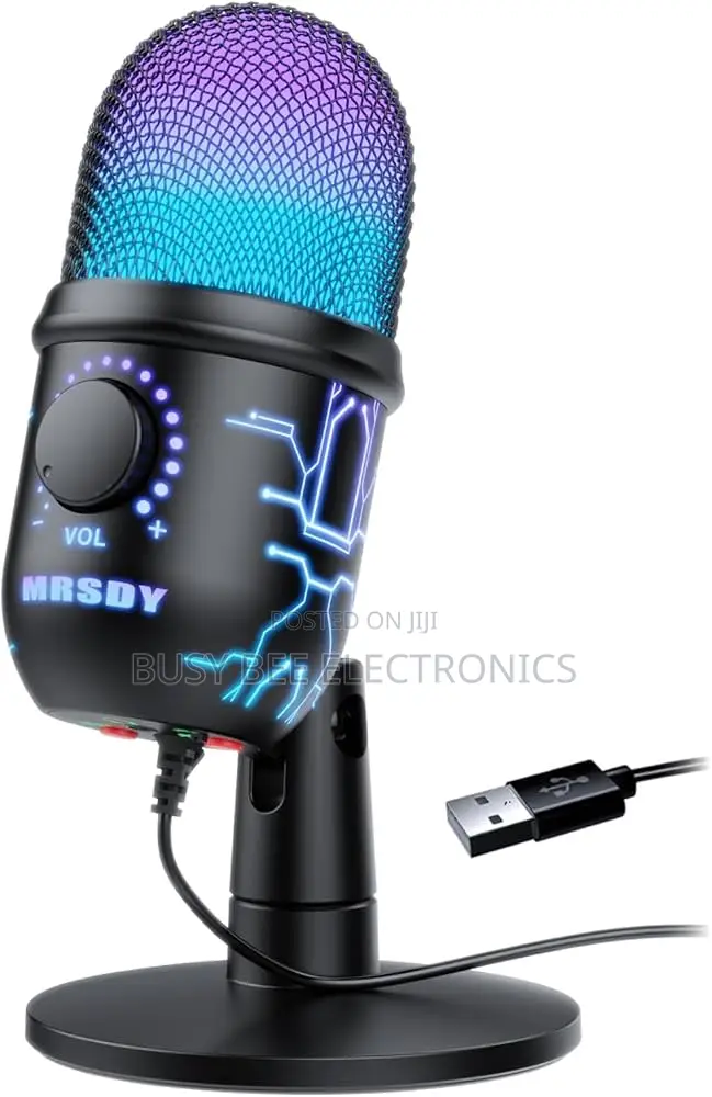 Huameisi Premium Condenser Microphones USB Gaming Microphone for PC Co